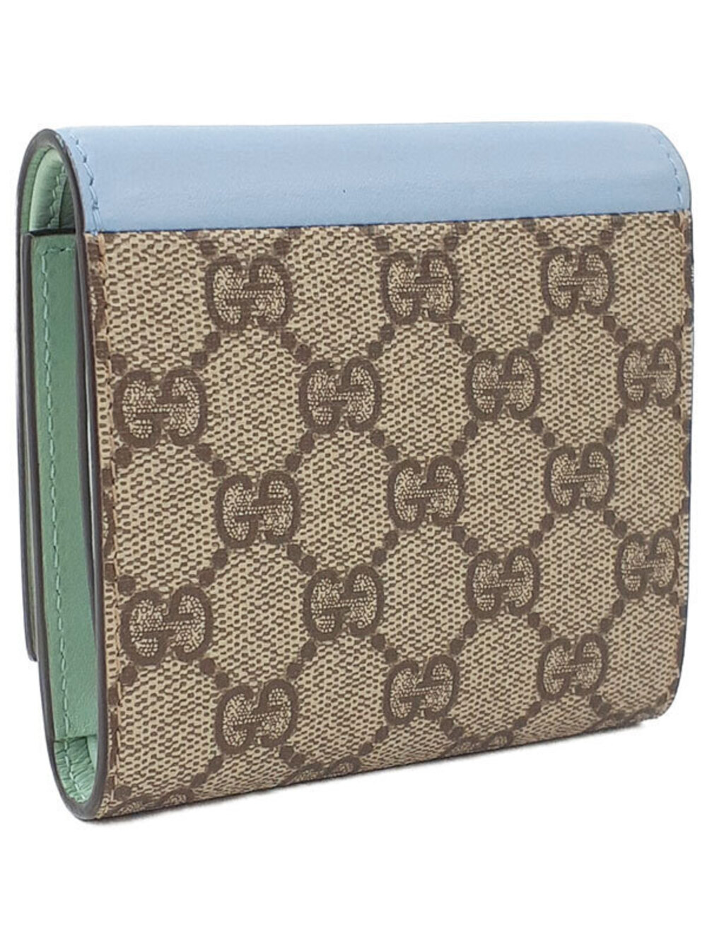 Gucci Short Bi Double Wallet fold GG Black